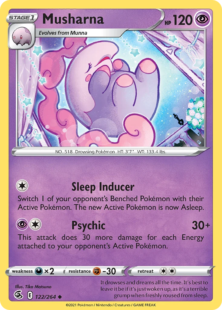 Musharna Pokemon card