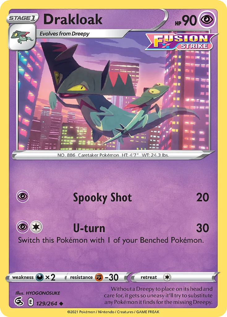 Drakloak Pokemon card