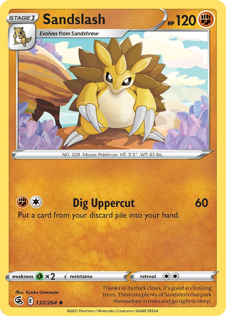 Sandslash Pokemon card