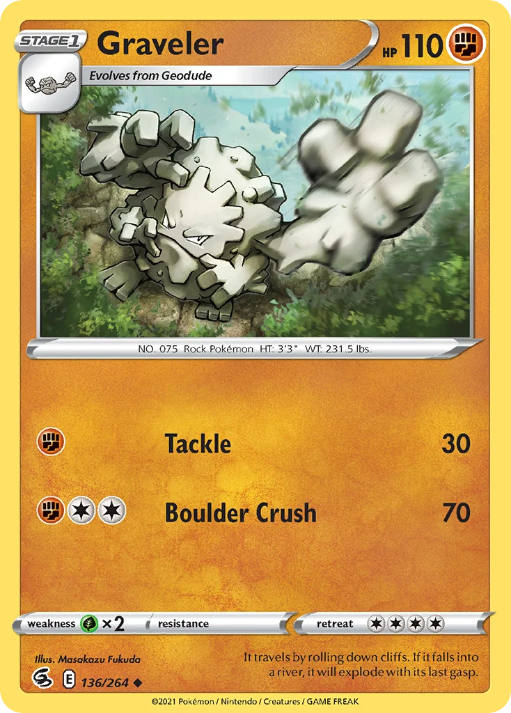 Graveler Pokemon card