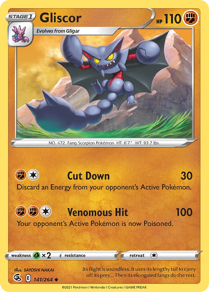 Gliscor Pokemon card