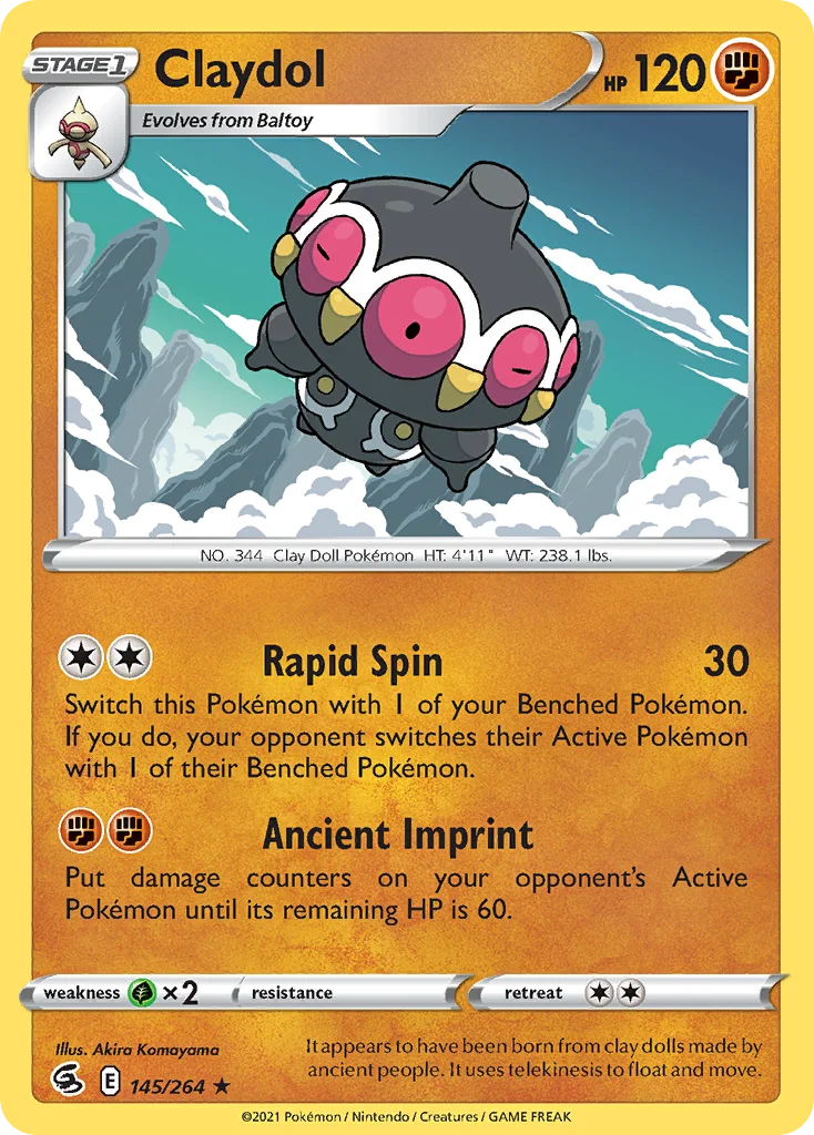 Claydol Pokemon card