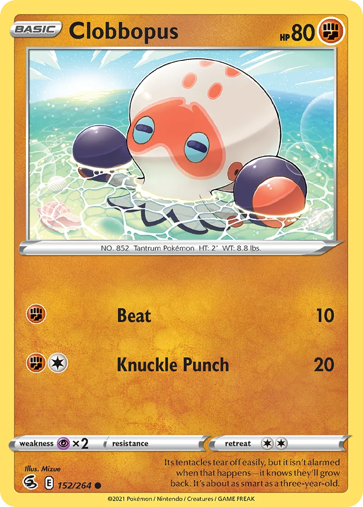 Clobbopus Pokemon card