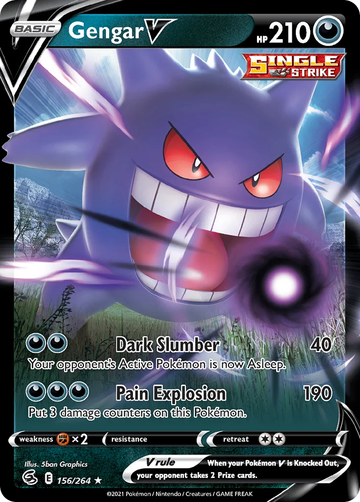 Gengar V Pokemon card