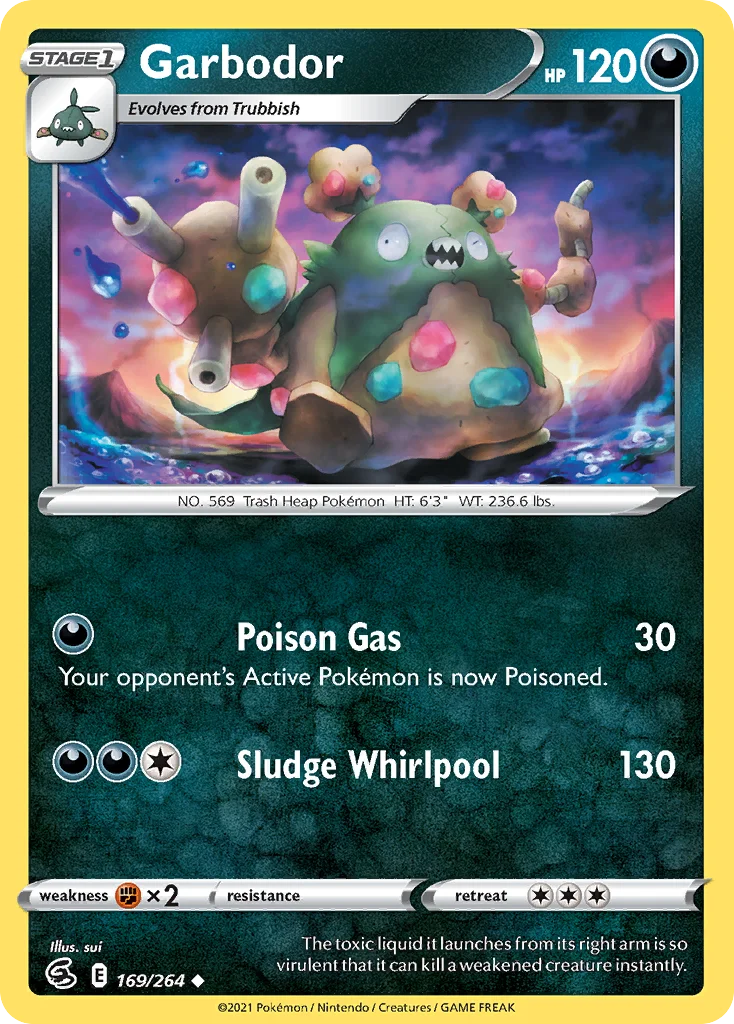 Garbodor Pokemon card