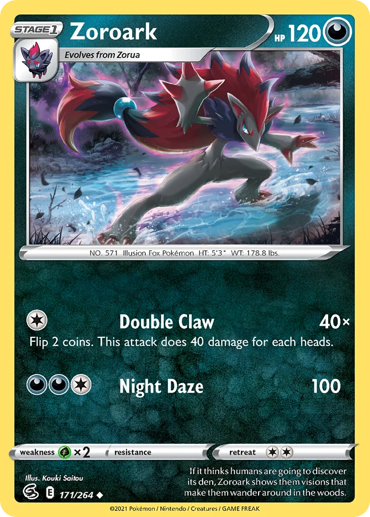 Zoroark Pokemon card
