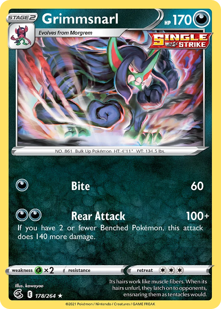 Grimmsnarl Pokemon card