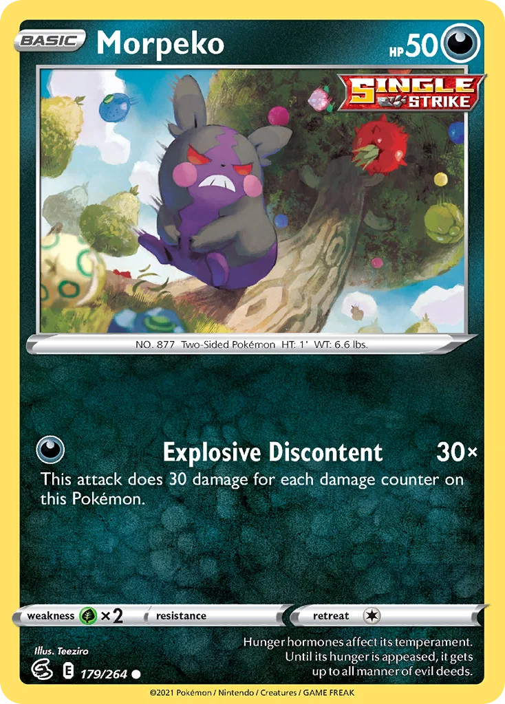 Morpeko Pokemon card