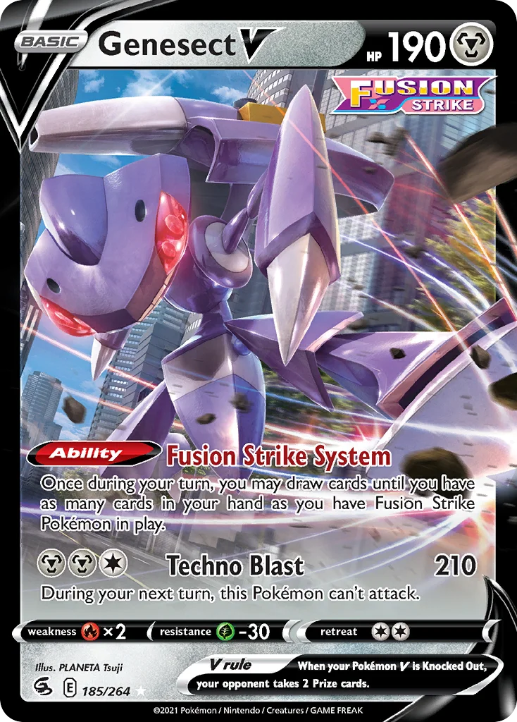 Genesect V Pokemon card