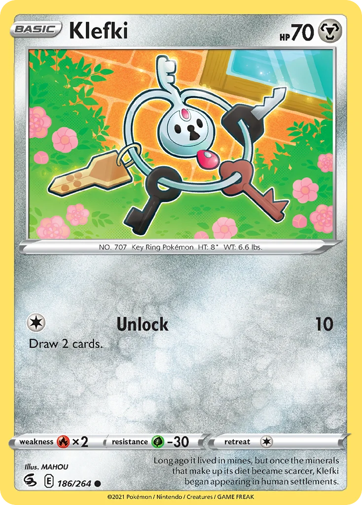 Klefki Pokemon card