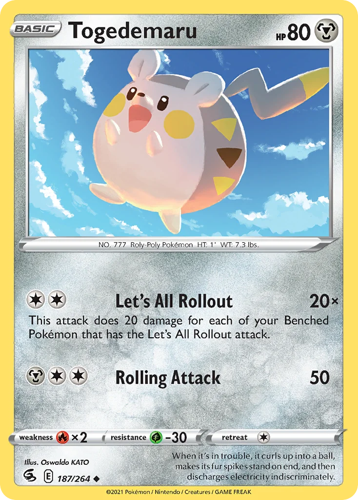 Togedemaru Pokemon card