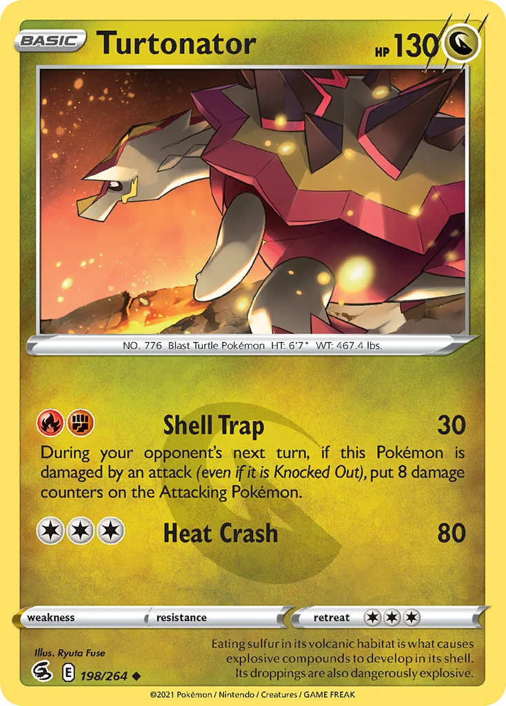 Turtonator Pokemon card