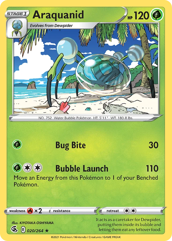 Araquanid Pokemon card