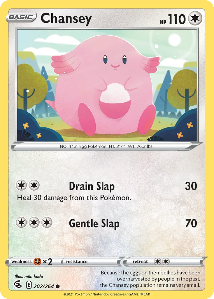 Chansey Pokemon card
