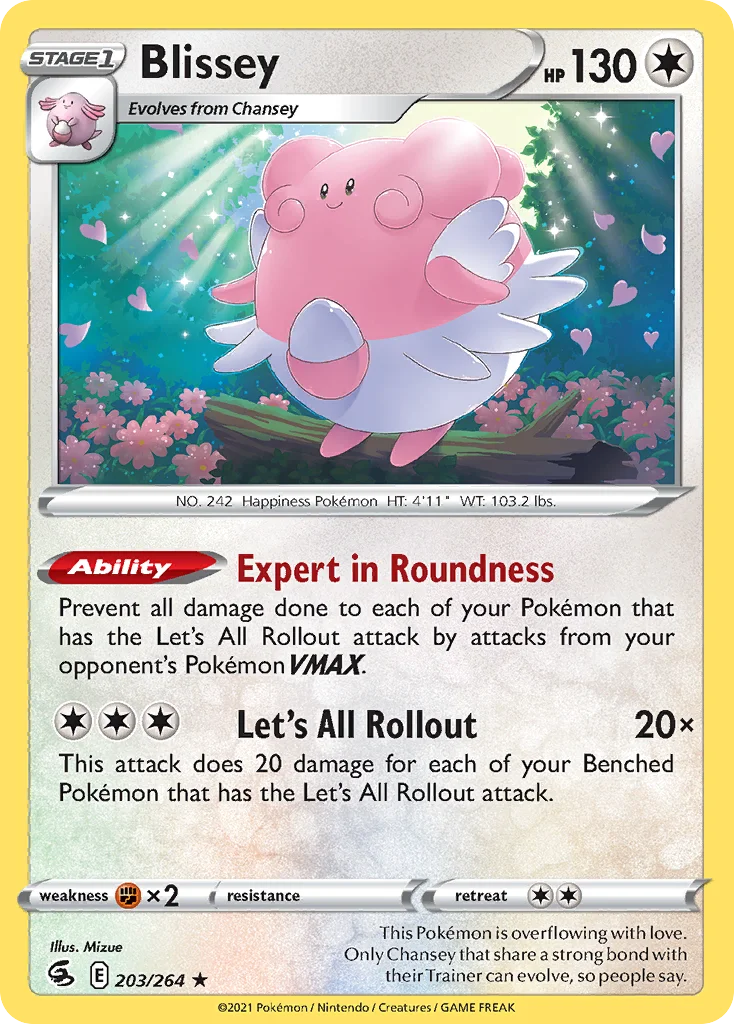 Blissey Pokemon card