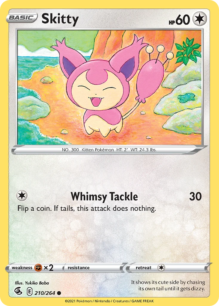 Skitty Pokemon card