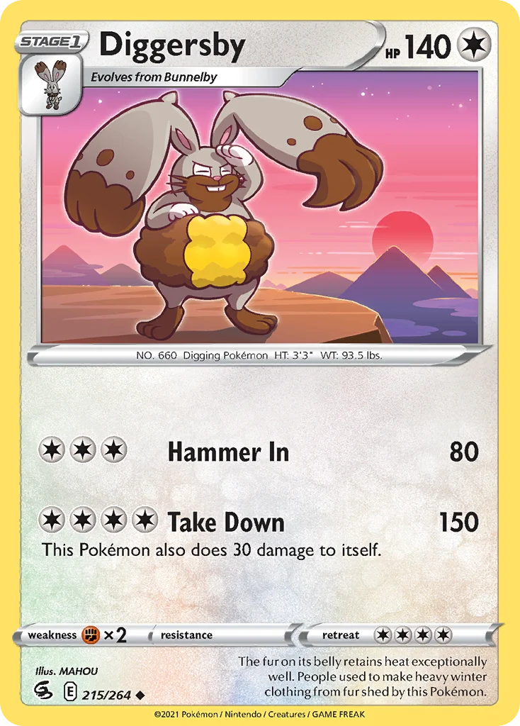 Diggersby Pokemon card