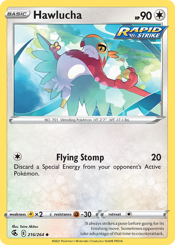 Hawlucha Pokemon card