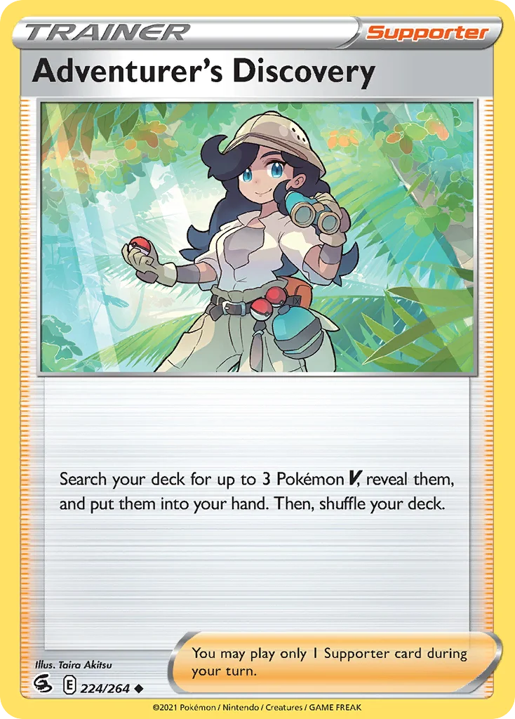 Adventurer's Discovery Pokemon card