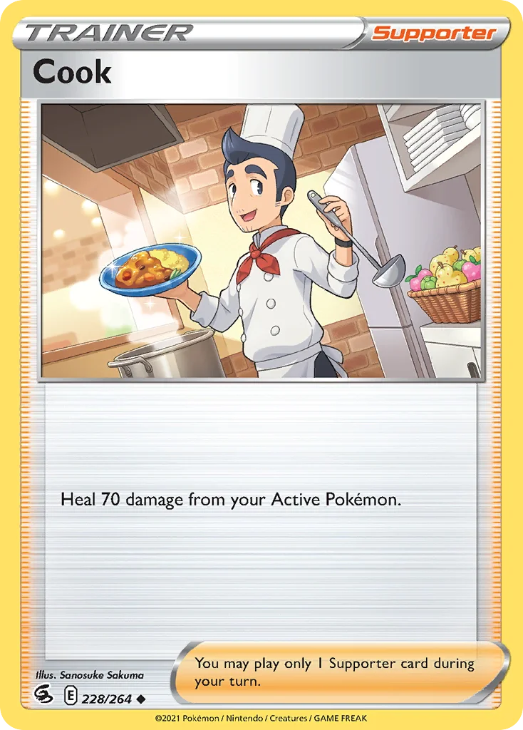 Cook Pokemon card
