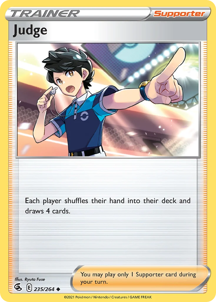 Judge Pokemon card