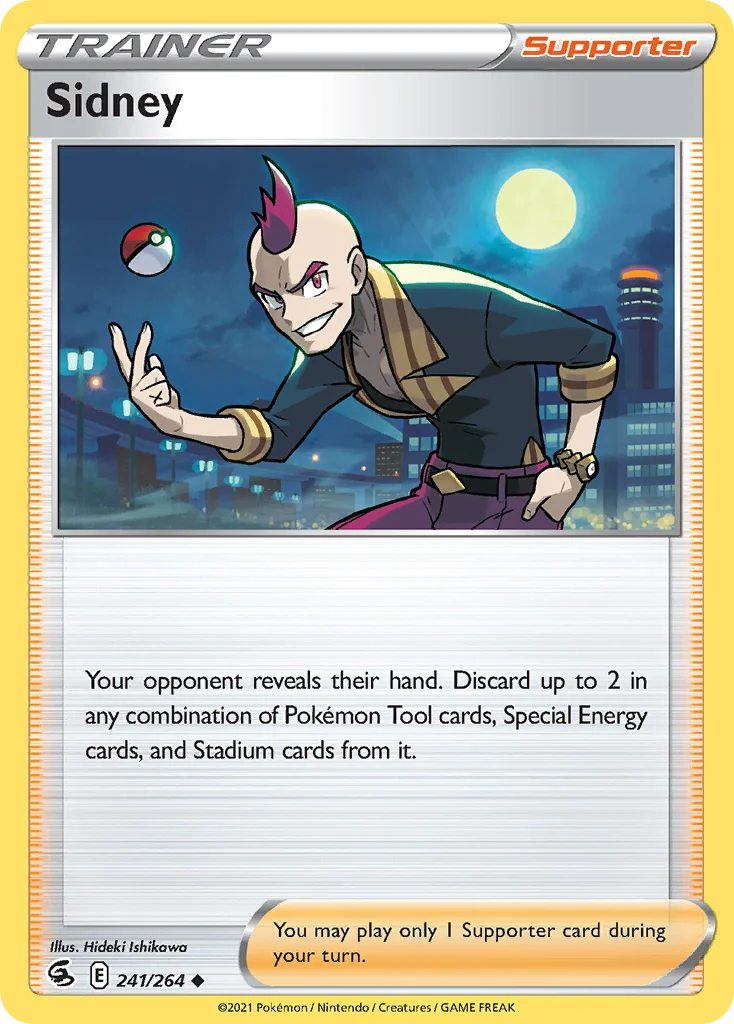 Sidney Pokemon card