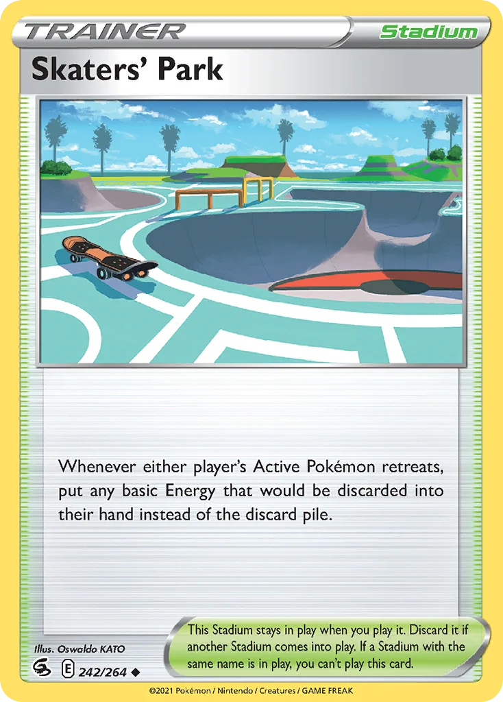 Skaters' Park Pokemon card
