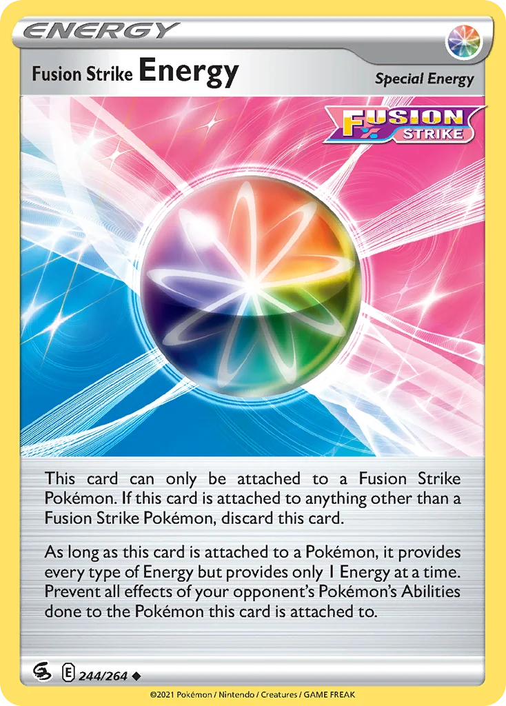 Fusion Strike Energy Pokemon card