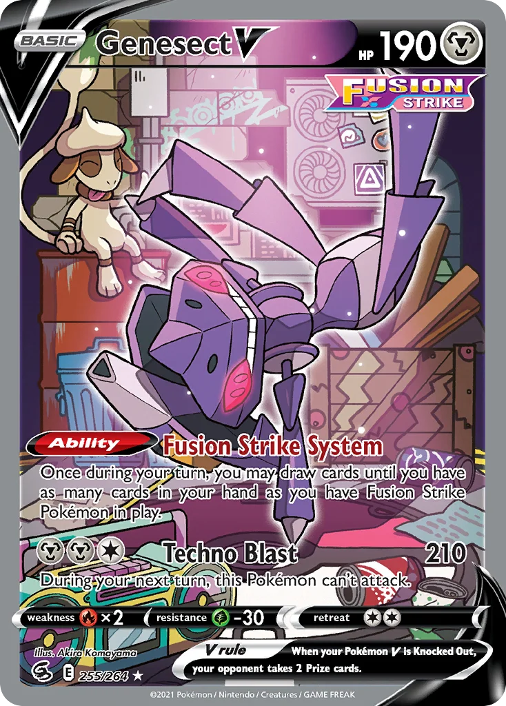 Genesect V Pokemon card