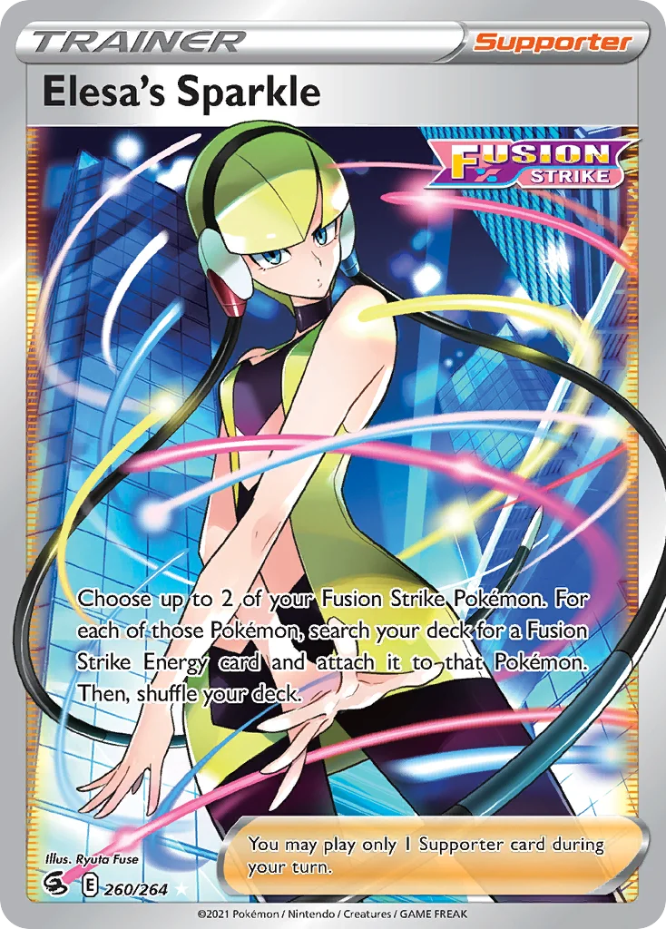 Elesa's Sparkle Pokemon card