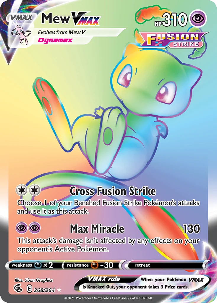 Mew VMAX Pokemon card