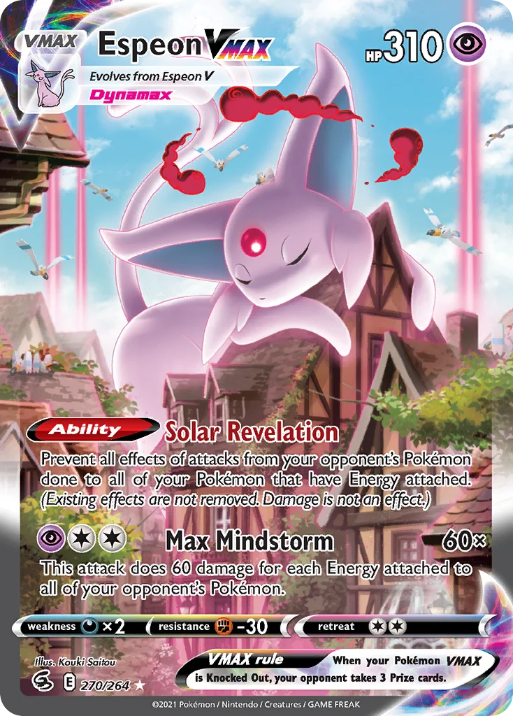 Espeon VMAX Pokemon card