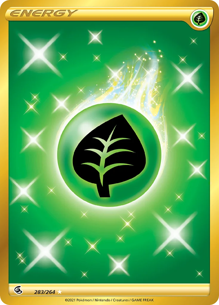 Grass Energy Pokemon card