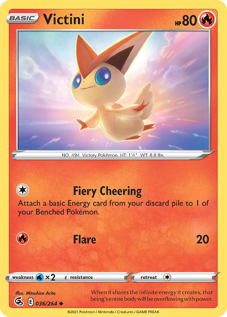 Victini Pokemon card