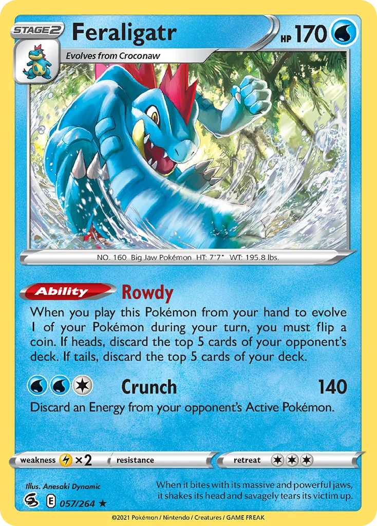 Feraligatr Pokemon card