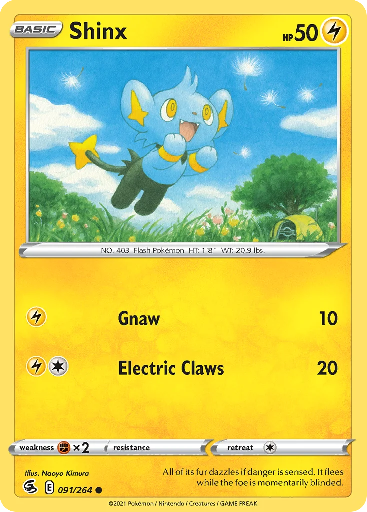 Shinx Pokemon card