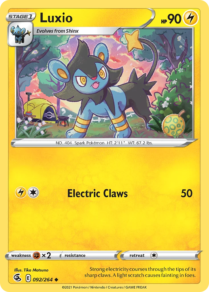 Luxio Pokemon card