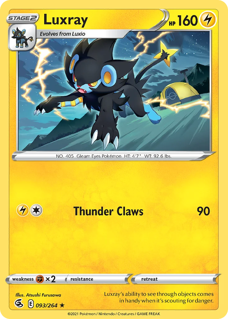 Luxray Pokemon card