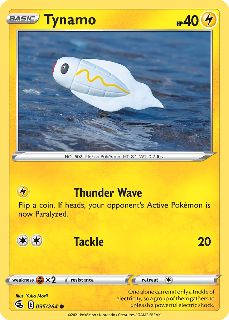 Tynamo Pokemon card