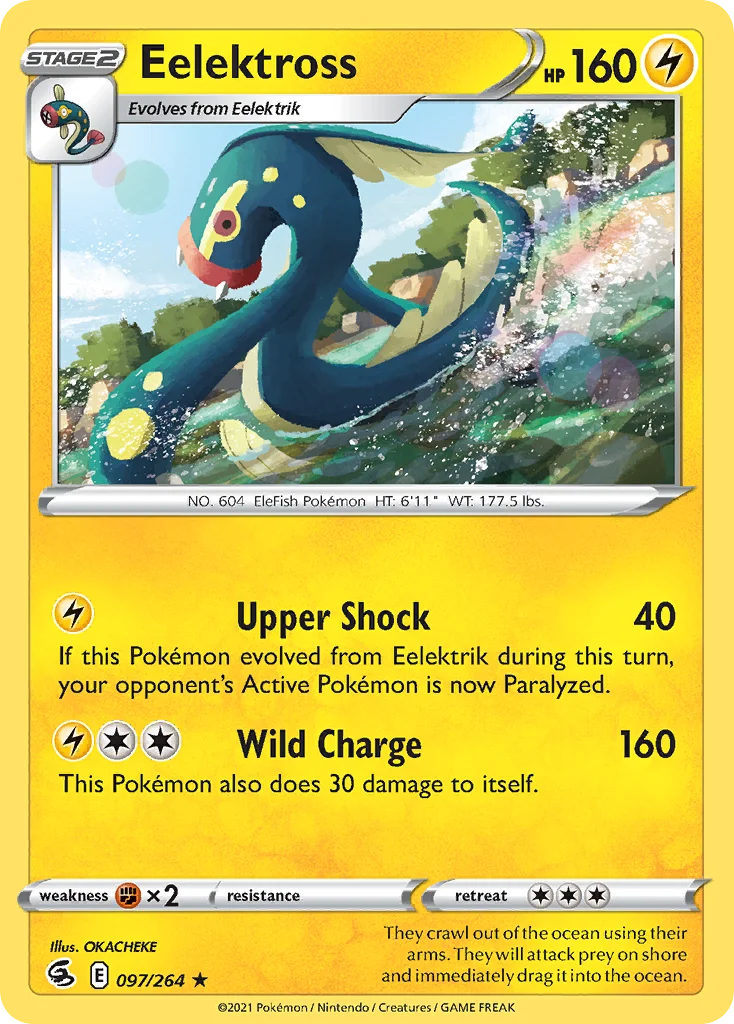 Eelektross Pokemon card
