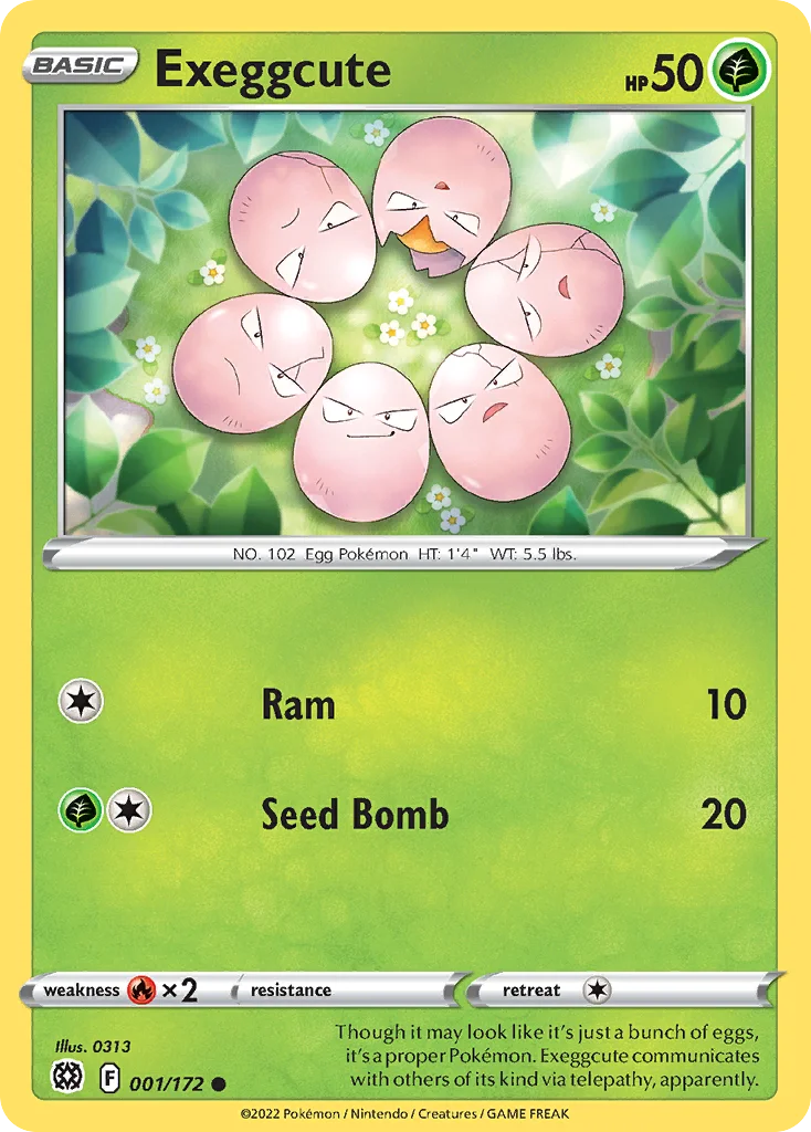 Exeggcute Pokemon card
