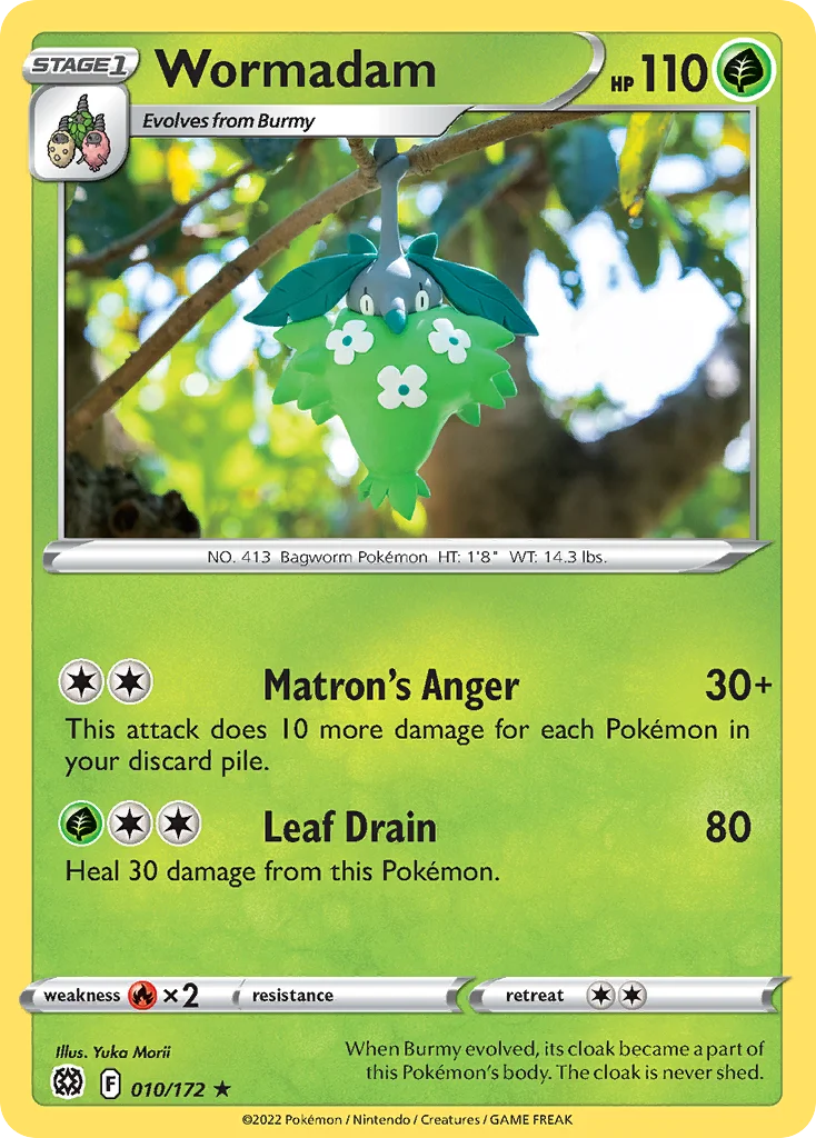 Wormadam Pokemon card