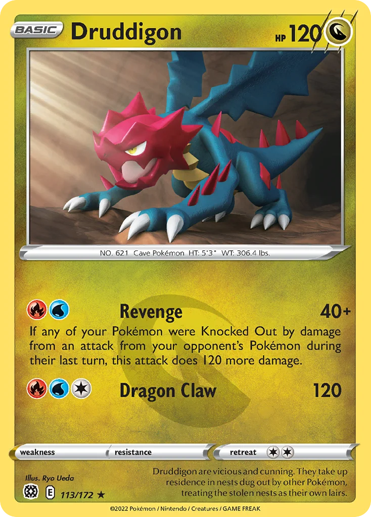 Druddigon Pokemon card