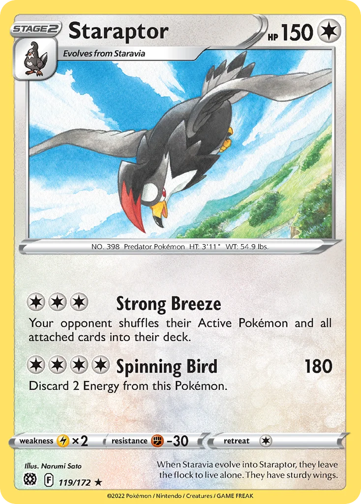Staraptor Pokemon card