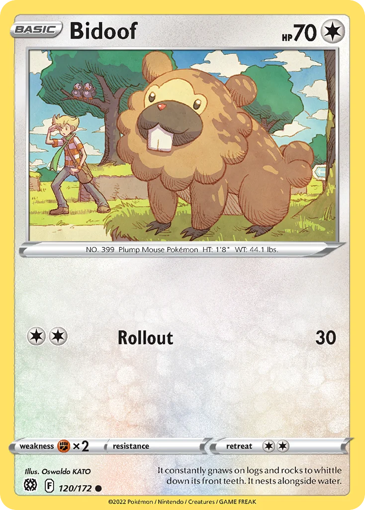 Bidoof Pokemon card