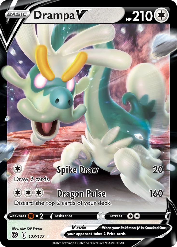 Drampa V Pokemon card