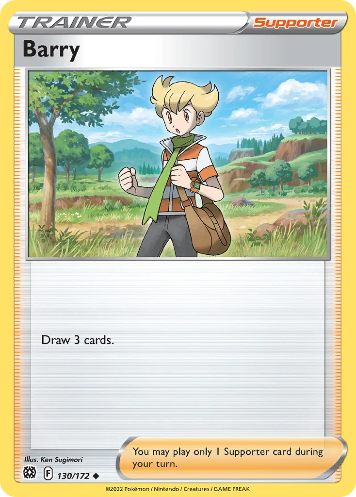 Barry Pokemon card