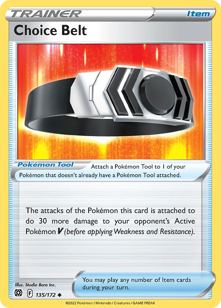 Choice Belt Pokemon card