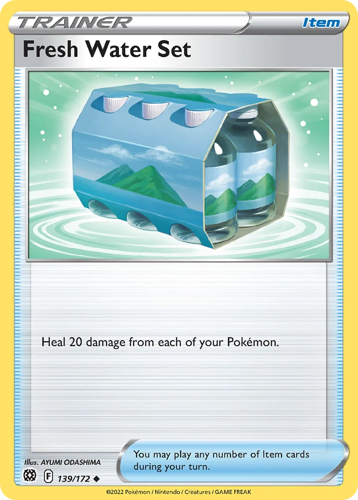 Fresh Water Set Pokemon card