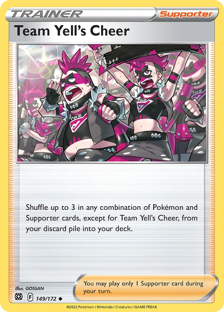 Team Yell's Cheer Pokemon card